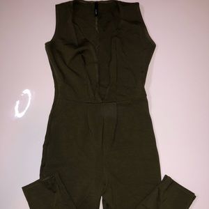 Forest green jumpsuit